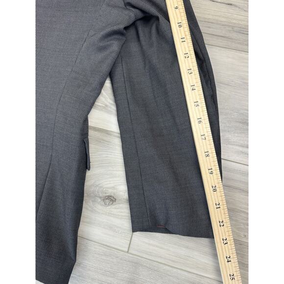 Graham & Gunn Bespoke‎ Men’s Grey Pinstripe Wool Suit Sz 42 R Pants 33x27 2012 - Picture 12 of 16